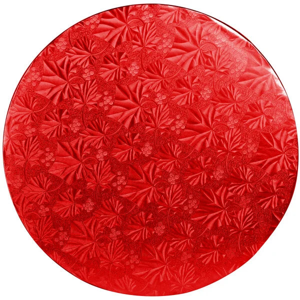 8" Round Red Wrap