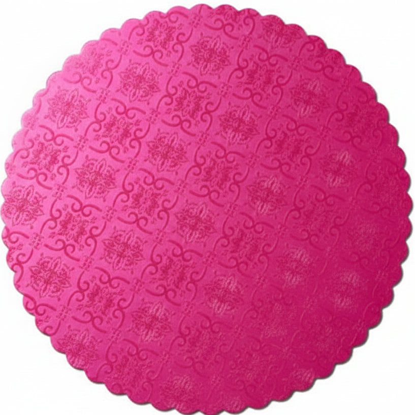 10" Round Hot Pink Board