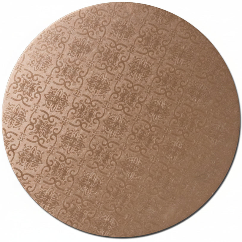 8" Round Rose Gold Wrap