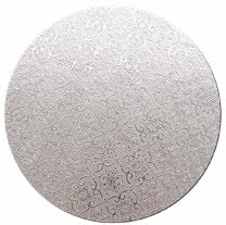 10" Round Silver Wrap