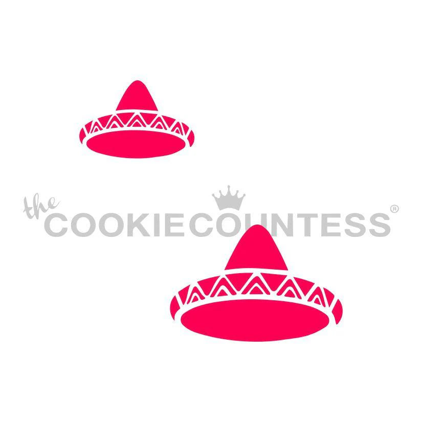 Sombrero 2 sizes Stencil