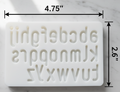 Lowercase Mold