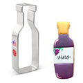 Wine Bottle Cookie Cutter, 5"