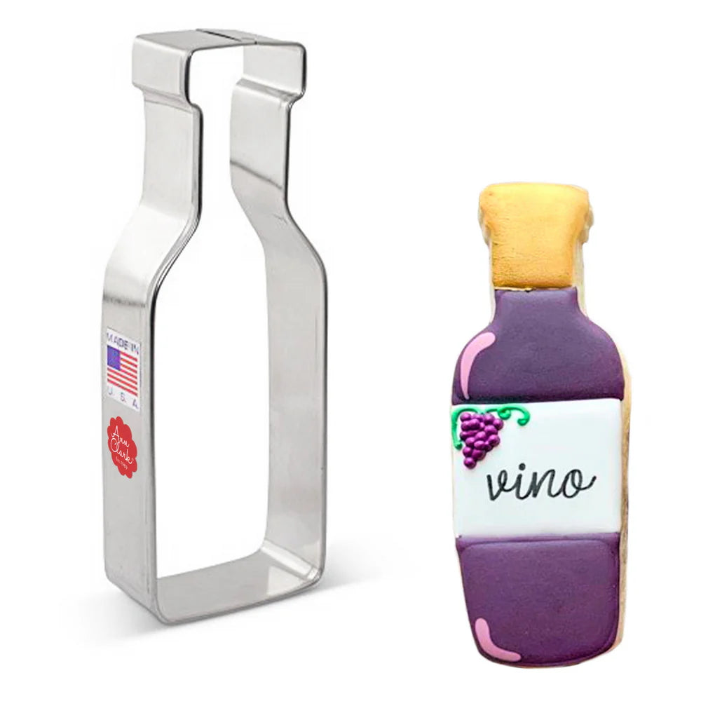 Wine Bottle Cookie Cutter, 5"
