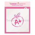 A+ Apple Stencil - Drawn by Krista