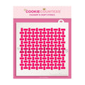 Basketweave Stencil