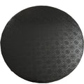 12" Round Black Wrap