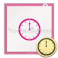 Clock at Midnight Stencil