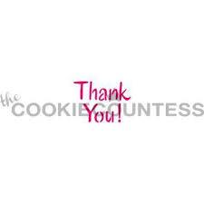 Thank You Stencil