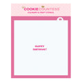 Happy Birthday Mini Stencil