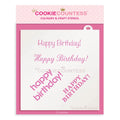 Happy Birthday Stencil