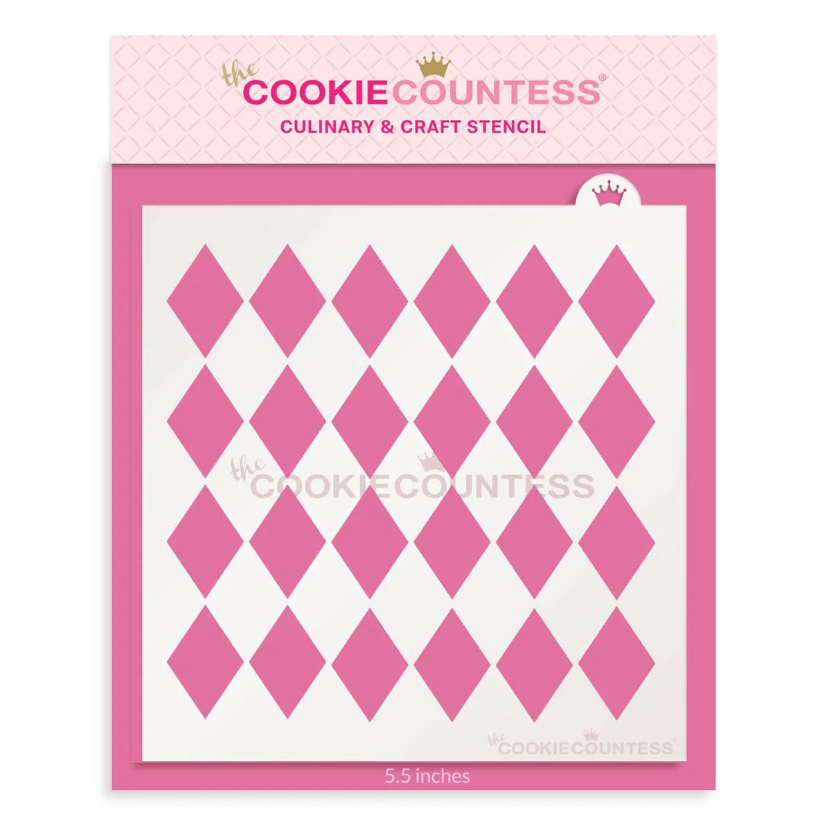 Harlequin Pattern Stencil