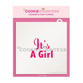It's a Girl Stencil