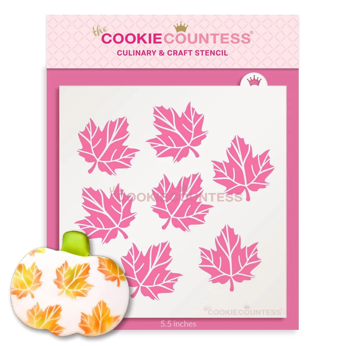 Maple Leaves Stencil