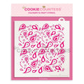 Mini Paisley Pattern Stencil