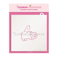 Momma and Baby Bear Stencil