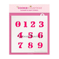 Numbers Stencil - The Cookie Countess Numbers Stencil
