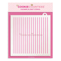 Pinstripes Stencil