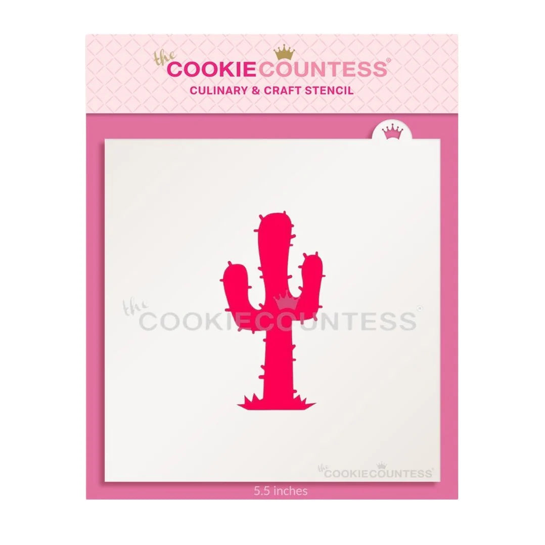 Prickly Cactus Stencil