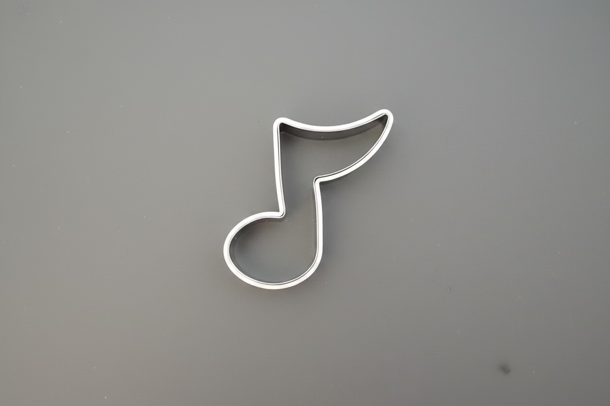 Music Note Cookie Cutter 2.5"