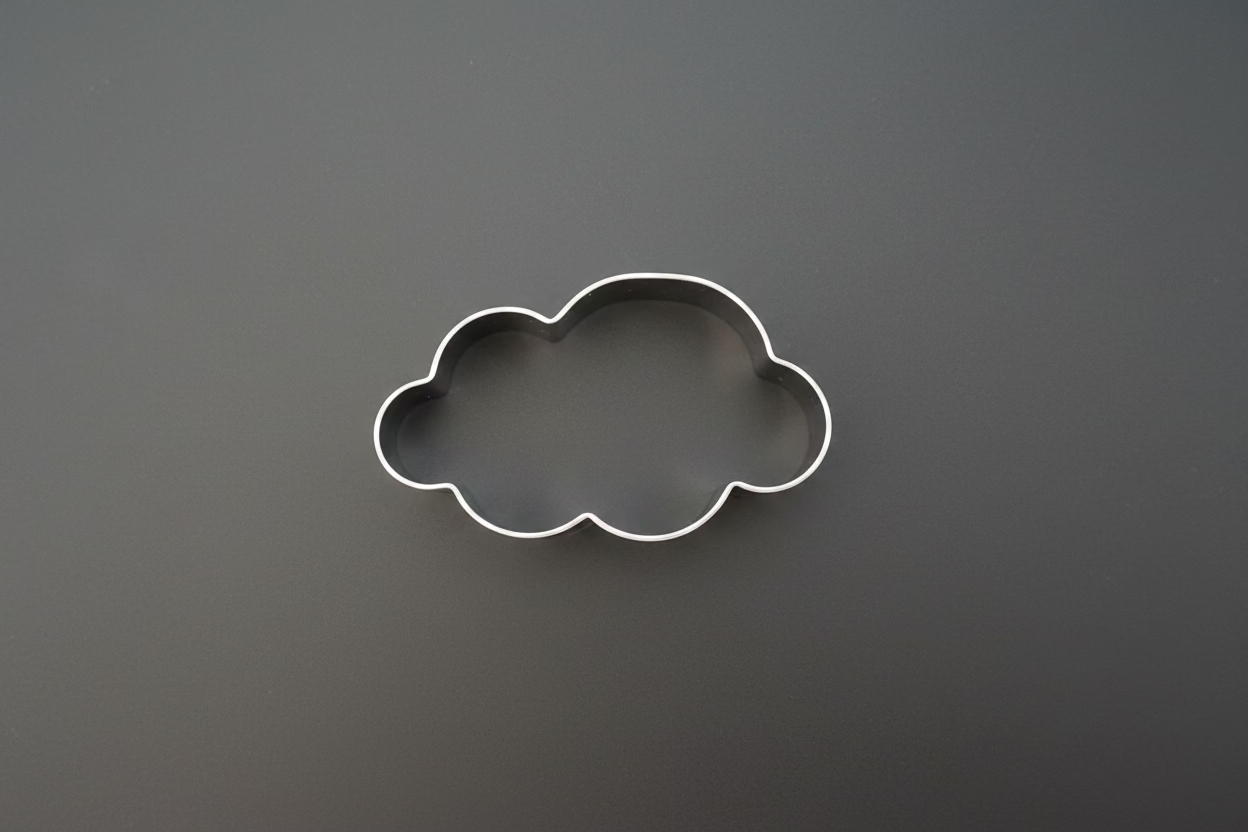 Cloud Cookie Cutter 2.75"
