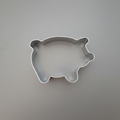 Pig Cookie Cutter 3"