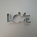 Love Cookie Cutter 4"