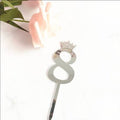 7” Silver Number Topper-8