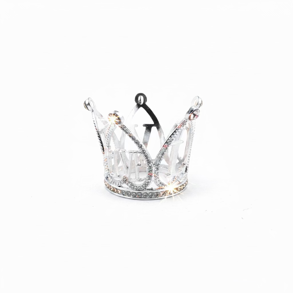 1.5" Silver Crown 8