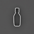 Champagne Cookie Cutter 3.25"
