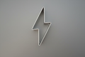 Lighting Bolt Cookie Cutter 3"