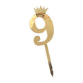 7” Gold Number Topper-9