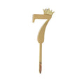 7” Gold Number Topper-7