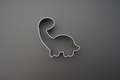 Dinosaur Cookie Cutter 2.75"