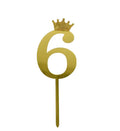 7” Gold Number Topper-6