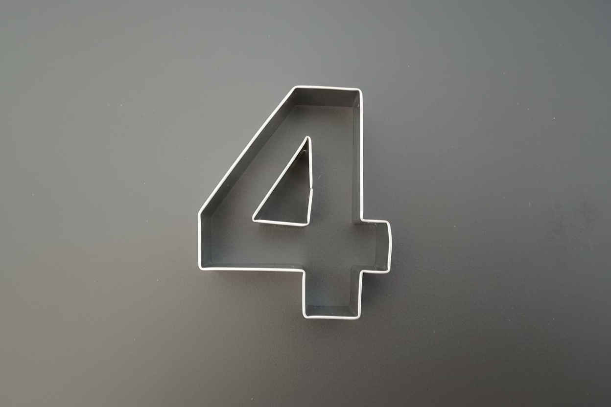 #4 Cookie Cutter 3"