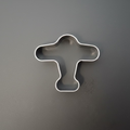 Plane Cookie Cutter 2.5"