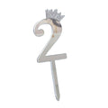 7” Silver Number Topper-2