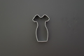 Dress Cookie Cutter 2.75"