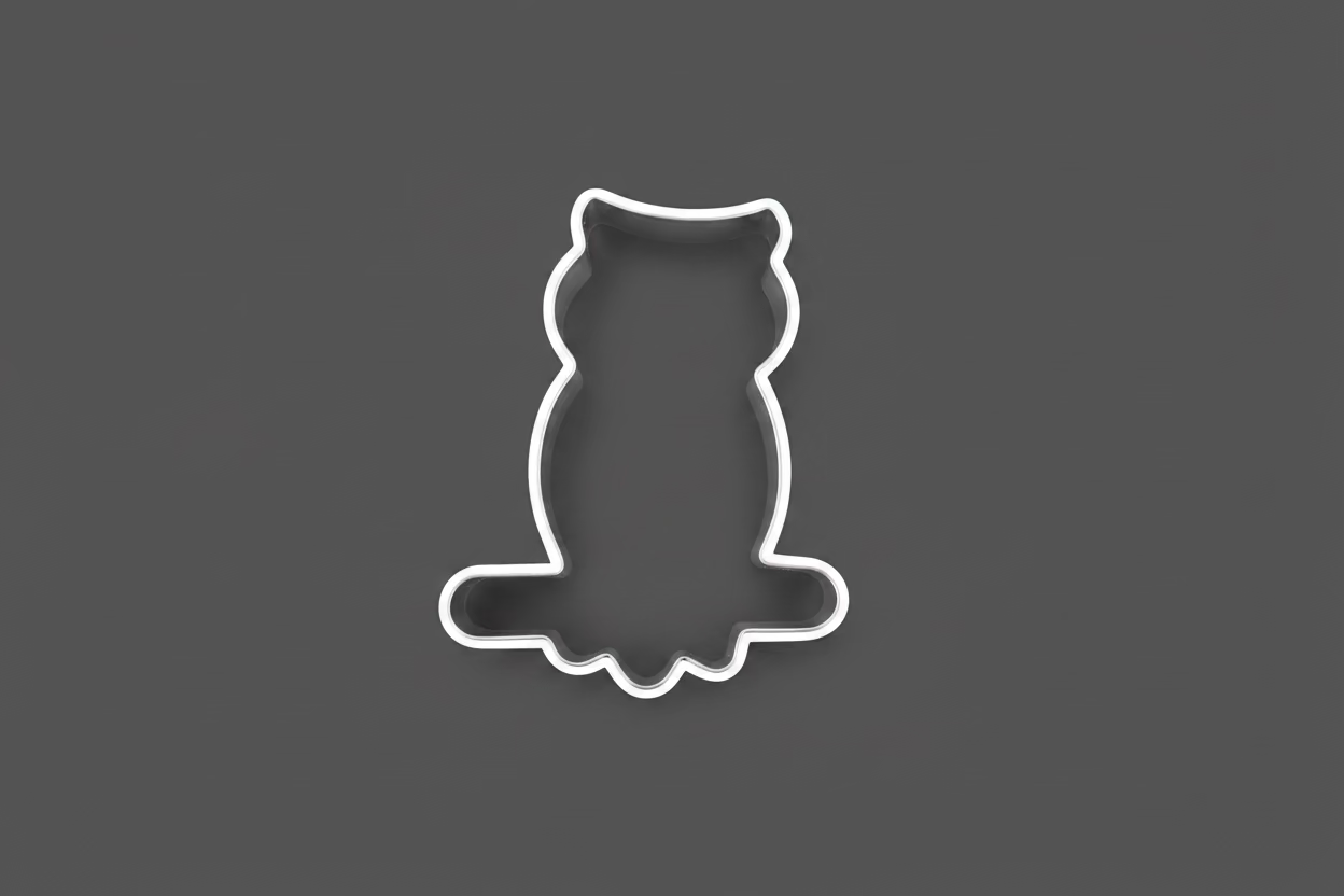Owl Cookie Cutter 3.25"