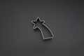 Shooting Star Cookie Cutter 2.75"