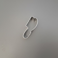 Hair Brush Cookie Cutter 2.5"