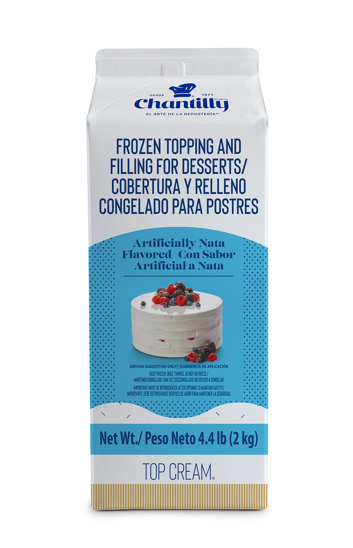 Chantilly Whip Cream-Nata 4.4lb