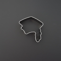 Graduation Cap Cookie Cutter 2.25"