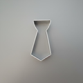 Tie Cookie Cutter 3"