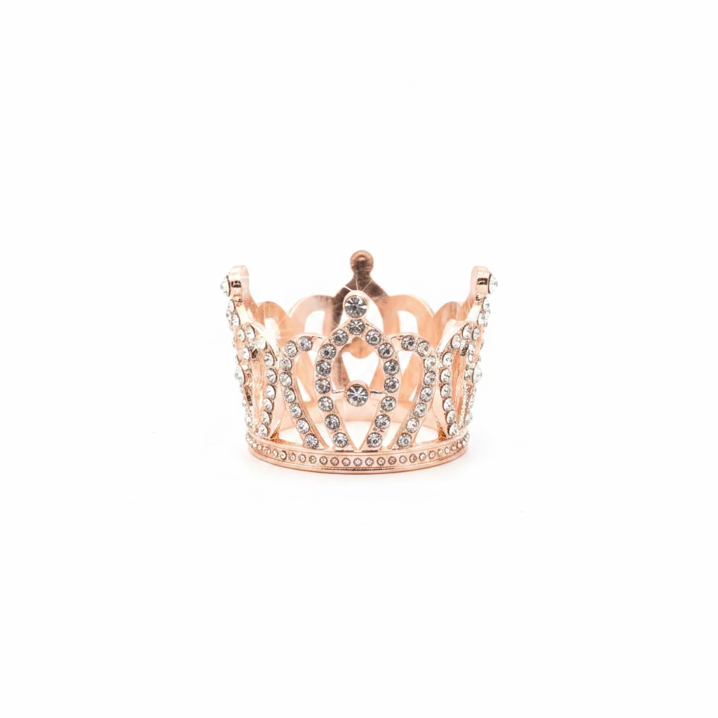 1.5" Rose Gold Crown 1