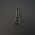 Eiffel Tower Cookie Cutter 3.5"
