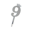 7” Silver Number Topper-9