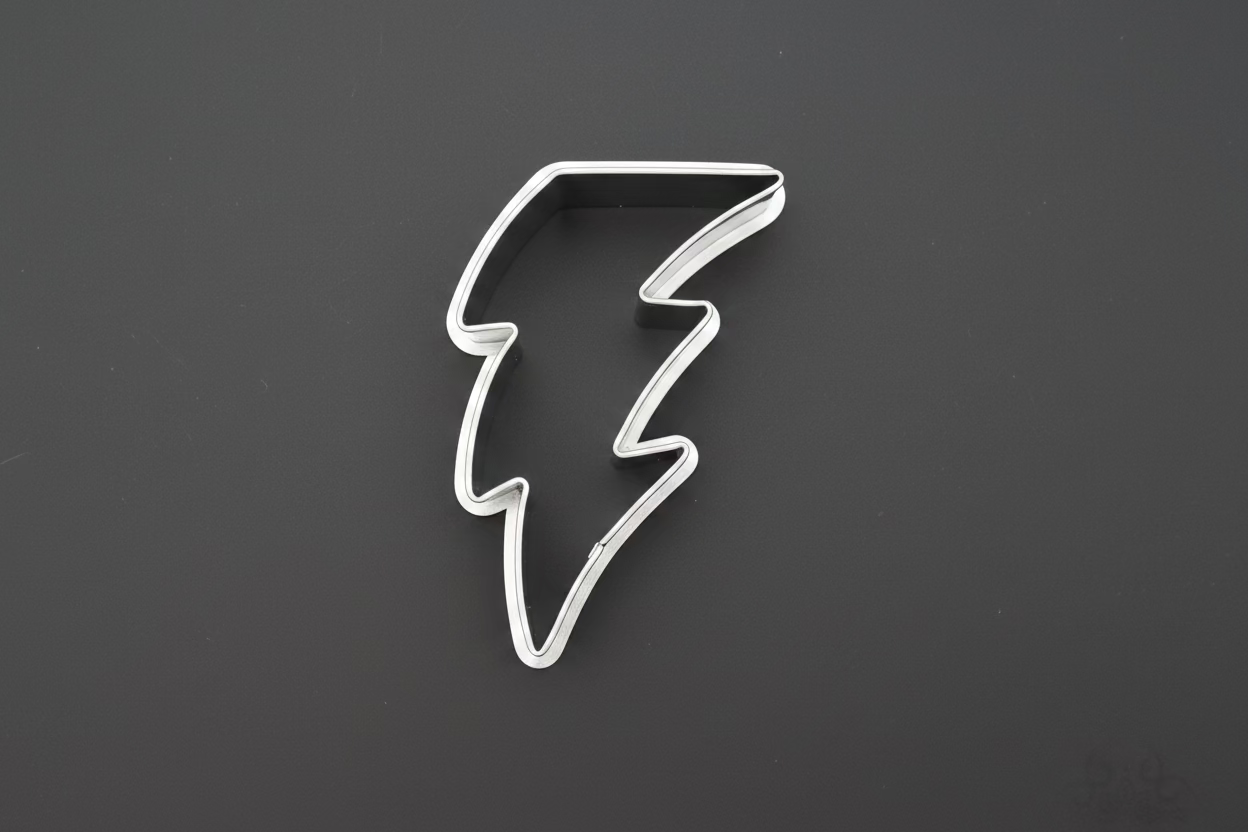 Lightning Bolt Cookie Cutter 3"