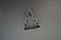 Cheese Cookie Cutter 2.75"